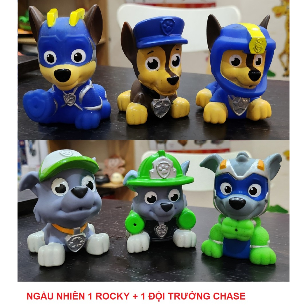Bộ Paw Patrol Những Chú Chó Cứu Hộ Bằng Cao Su Phun Nước - CHỌN PHÂN LOẠI