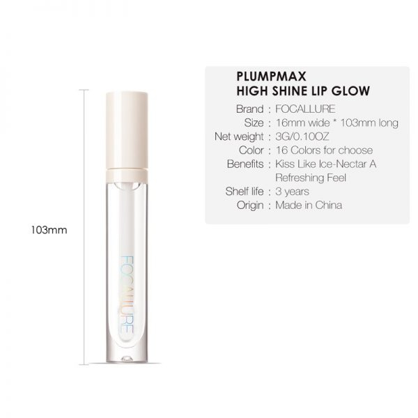 SON KEM BÓNG FOCALLURE plumpmax high shine lip glow FA153