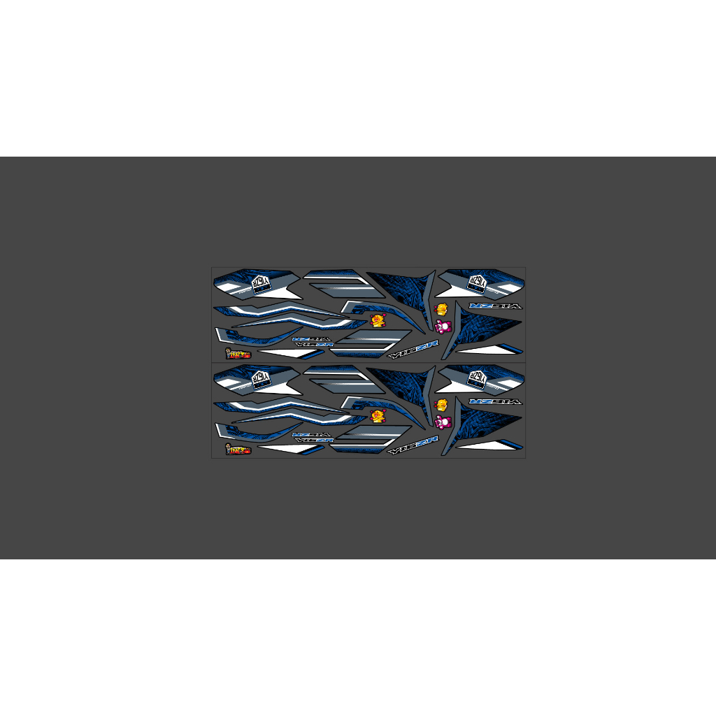 Tem rời y16zr dán xe exciter 155 mã 04