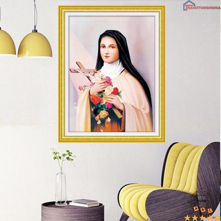 Tranh đính đá đức mẹ Têrêsa 50cm x70cm