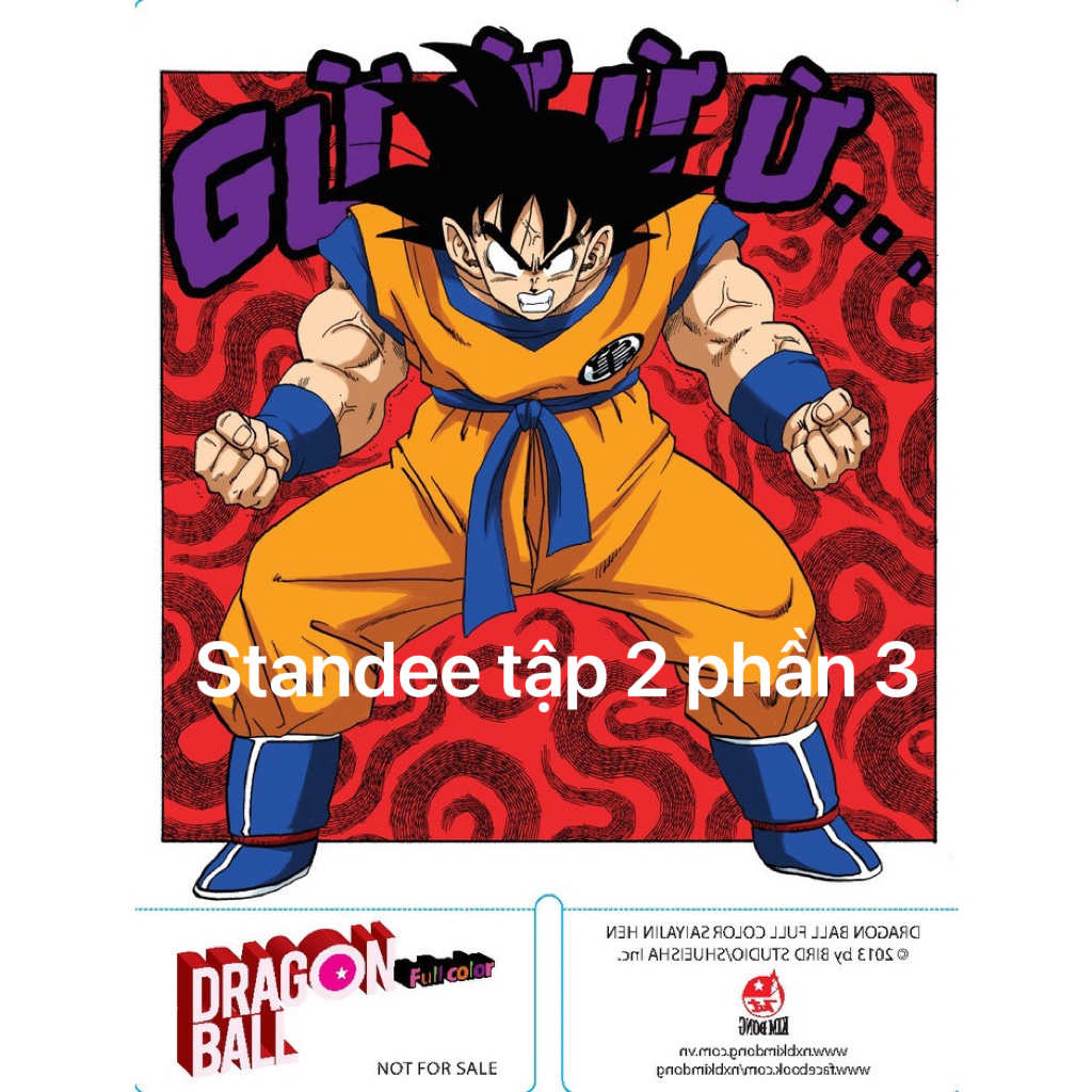 Phụ kiện - Bookmark - Postcard - Standee - Dragon ball màu - 7 viên ngọc rồng - Lẻ