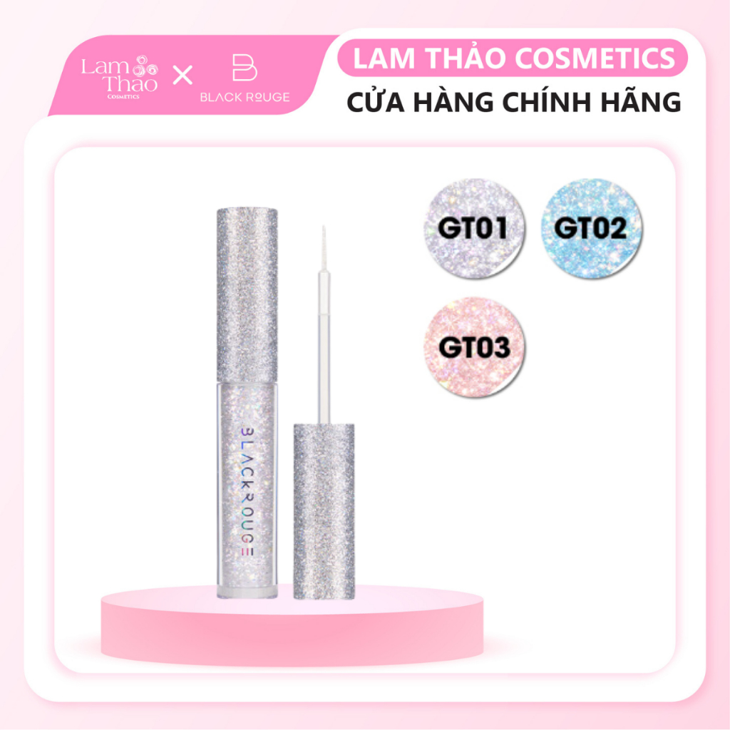 Nhũ Mắt Dạng Gel Black Rouge Pearlly Eye Glitter - Triangle