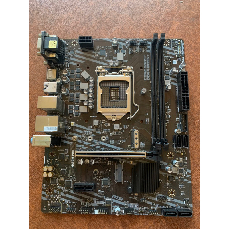 xác main msi h410m pro