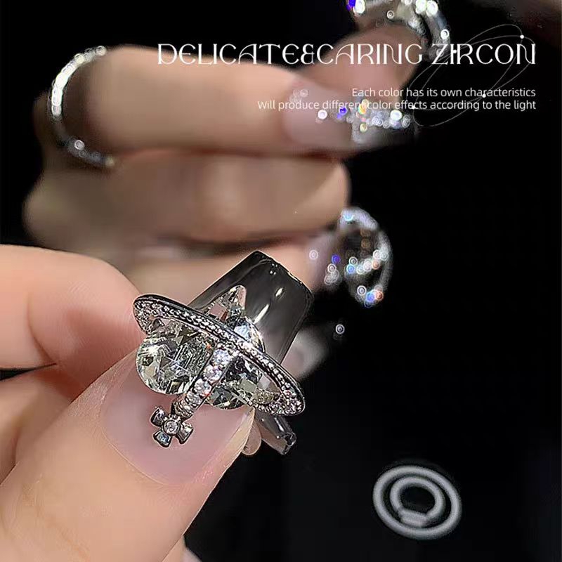 Charm tim đá khối to nail ,charm tim hành tinh uro nail mới