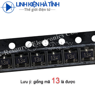Túi 20 transistor số 13 dta143 sot-23 on 50v tran số thuận pnp 13