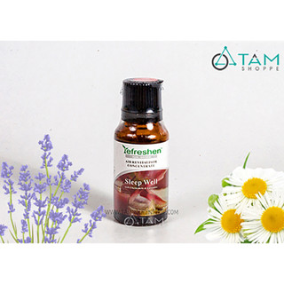 Tinh dầu giúp ngủ ngon Sleep Well Refreshen 20ml_ĐXTD