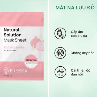 Mặt nạ giấy Freska Natural Solution Mask Sheet