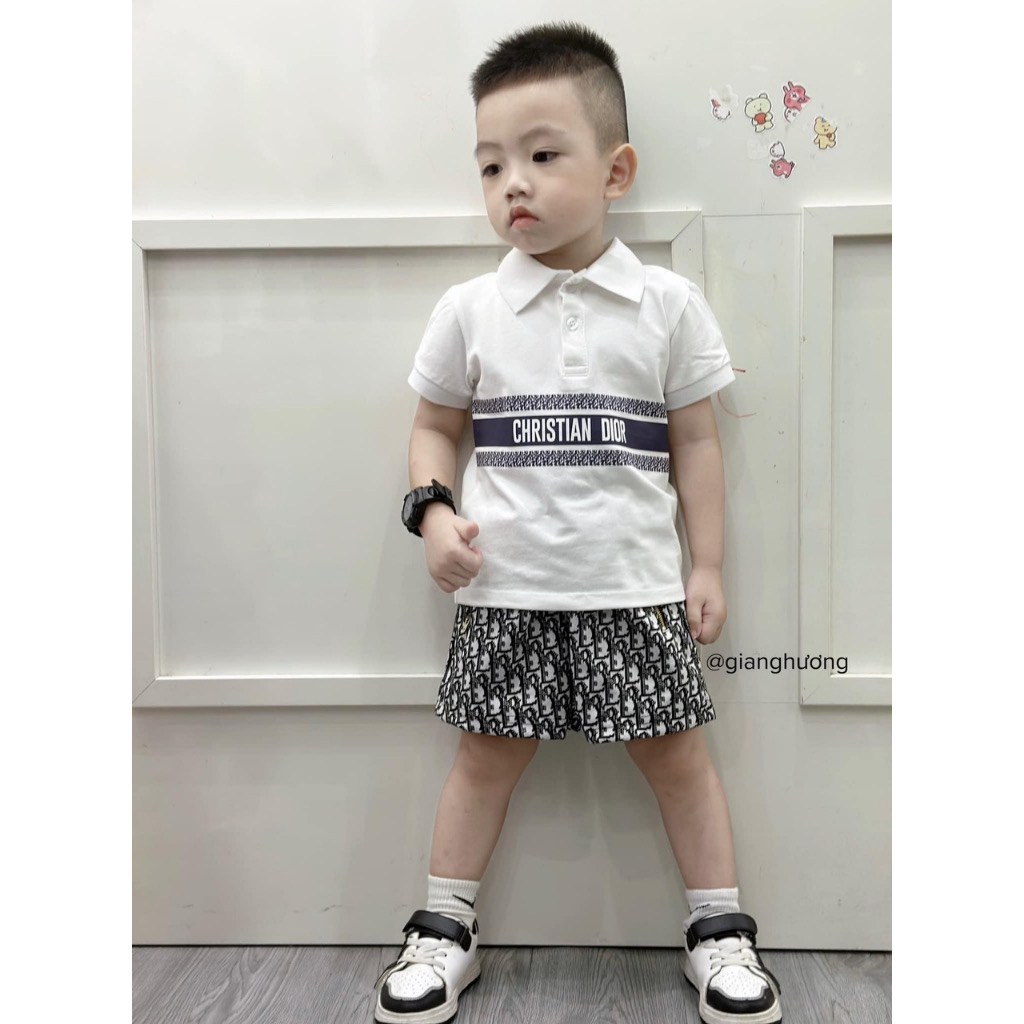 Áo polo cho bé ĐÌ O, Áo cổ bẻ cho bé, TP KIDS,