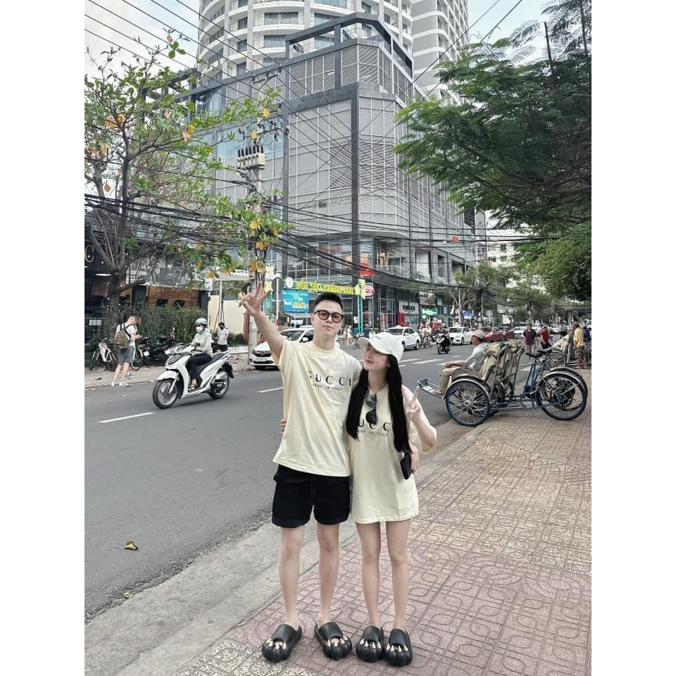 Áo thun cho bé gu ci basic, áo thun gia đình, TP KIDS,