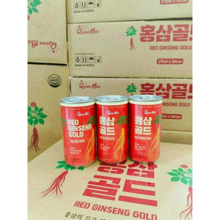 [Hàng mới về] Nước Hồng Sâm Queen Bin Hàn Quốc Thùng 30 lon x 175ml