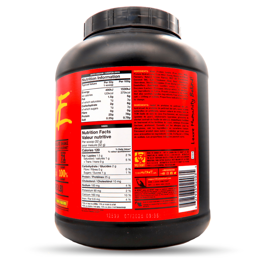 Sữa Tăng Cơ Bổ Sung Protein | MUTANT ISO SURGE  Whey Blend Isolate, Hydrolyzed - Chính Hãng - SUPPCARE