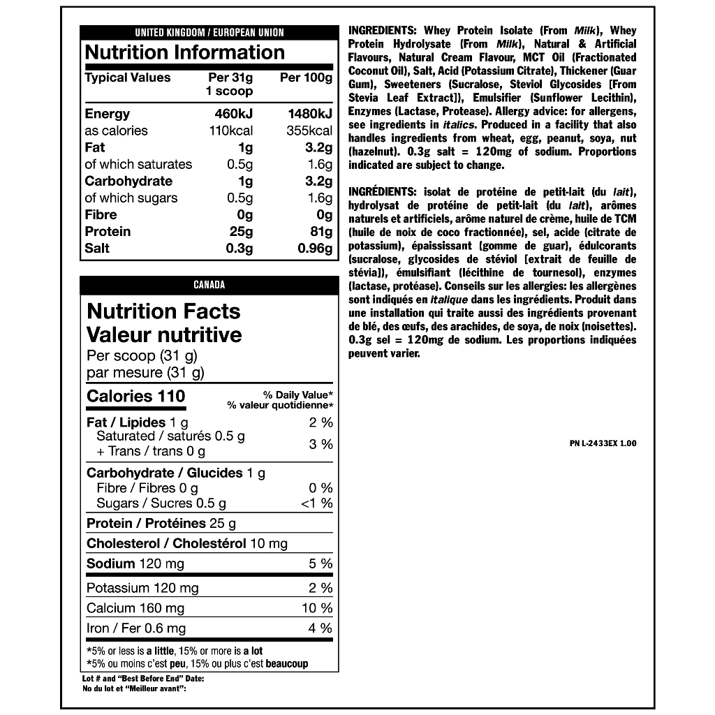 Sữa Tăng Cơ Bổ Sung Protein | MUTANT ISO SURGE  Whey Blend Isolate, Hydrolyzed - Chính Hãng - SUPPCARE