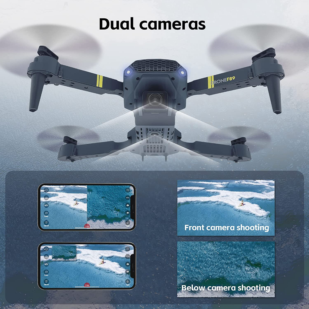 Drone flycam, Flycam có camera 4K, Flycam E58 Pro, Máy bay điều khiển từ xa có camera, Máy bay 4 cánh điều khiển từ xa