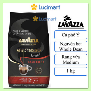 Cà phê Ý Lavazza Espresso Gran Crema nguyên hạt Whole Bean gói 1kg