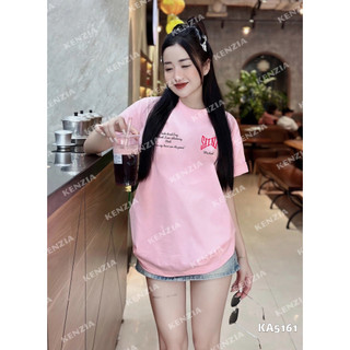 Áo Thun Nữ siêu cấp Form chuẩn Kenzia Lady- Áo Phông Cổ Tròn Tay Ngắn  Basic Cotton 100%  - KA5161