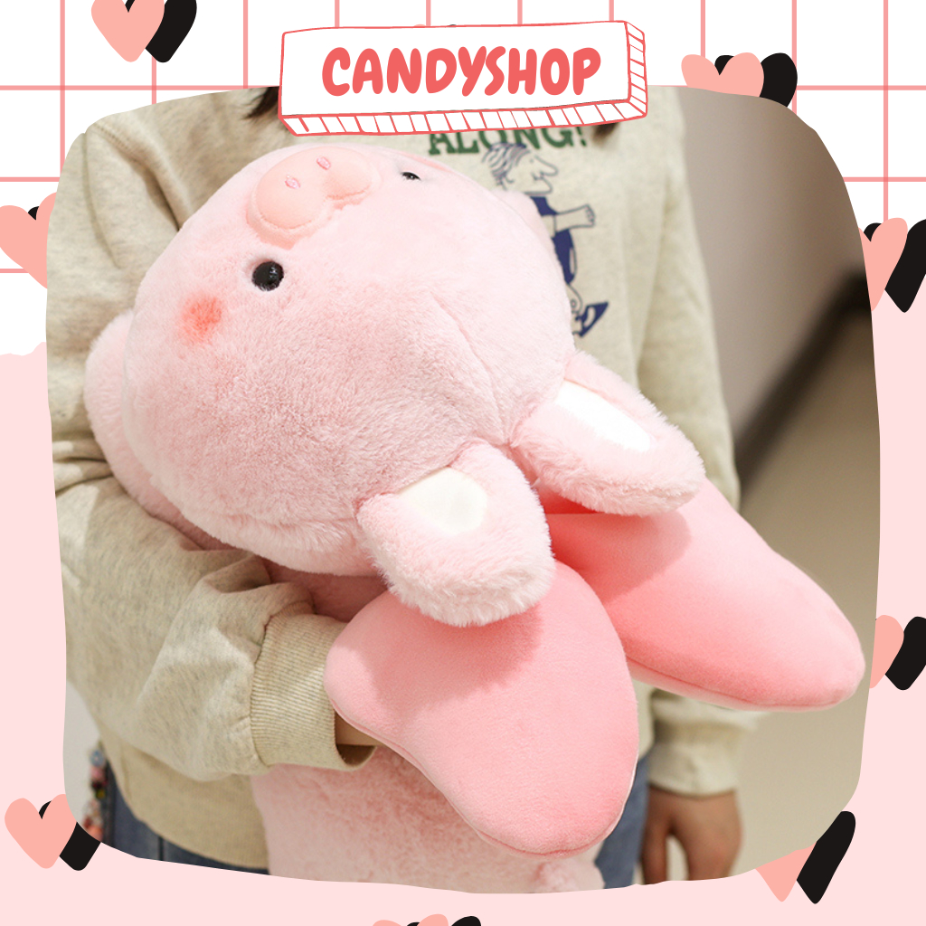Gấu bông Heo cánh tiên siêu xinh lông mượt mà, hàng cao cấp quà tặng ý nghĩa  Candyshop