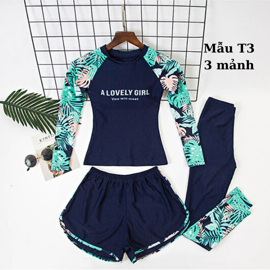 Bikini đồ bơi quảng châu 3 mảnh  tôn dáng, hàng Youyou T3