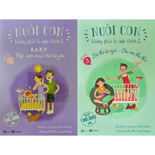 Sách - Combo 2 Cuốn: Nuôi Con Không Phải Là Cuộc Chiến ( Nếp sinh hoạt cho bé yêu Và Bé Thơ Tự Ngủ Cha Mẹ Thư Thái )
