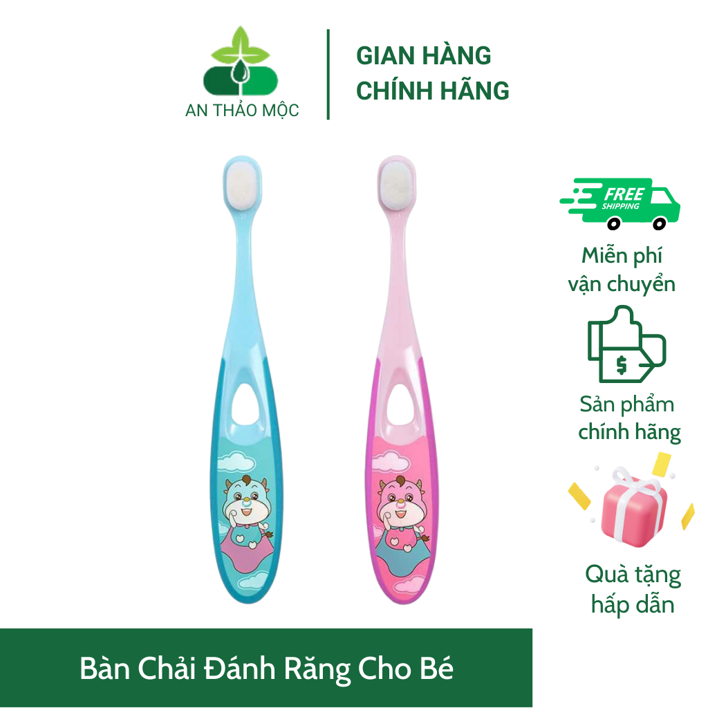 Bàn Chải Đánh Răng Cho Bé Lông Siêu Mềm Dễ Thương BCT1 Kidamo