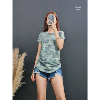 C2462 - 	Quần short jean Justusa lai tua rua, rách