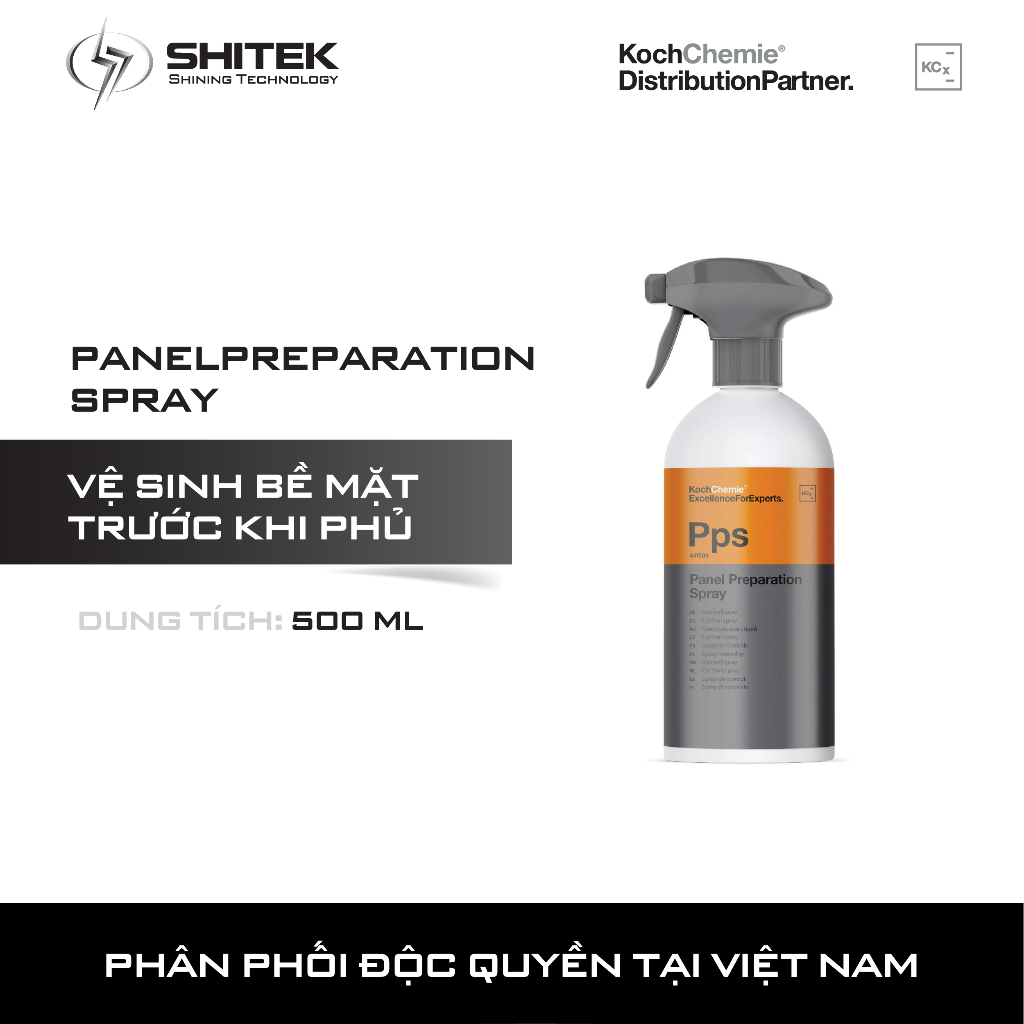 Dung dịch vệ sinh, làm sạch bề mặt trước khi phủ - Panel Preparation Spray Koch Chemie 500 ML (nguyên bản)