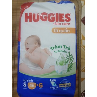 (Tặng 6 miếng) Bỉm/Tã quần Huggies Dry S46 mới