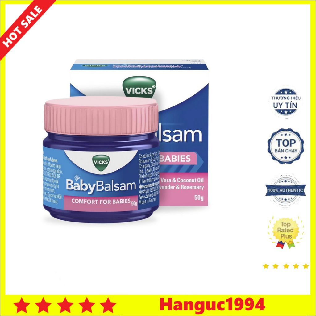 Dầu Ấm Ngực Vick Baby Giúp Trẻ Giảm Ho, Chống Ngạt Khi Trời Lạnh