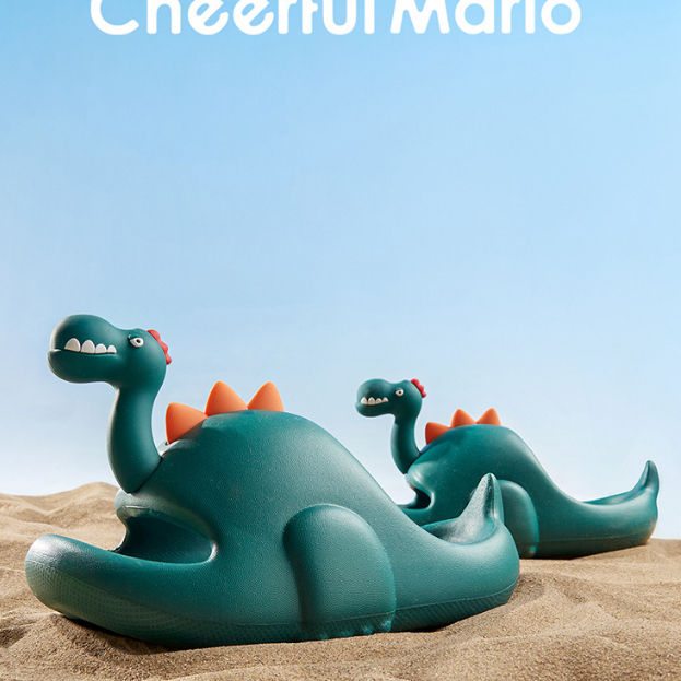 Dép khủng long cổ dài ullzang cho nữ, dép siêu nhẹ chống trơn trượt hoạt hình ms2880umei