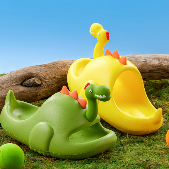 Dép khủng long cổ dài ullzang cho nữ, dép siêu nhẹ chống trơn trượt hoạt hình ms2880umei