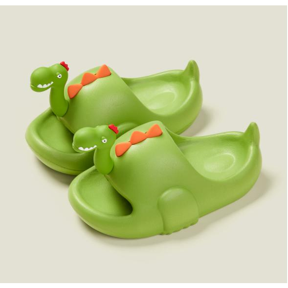 Dép khủng long cổ dài ullzang cho nữ, dép siêu nhẹ chống trơn trượt hoạt hình ms2880umei