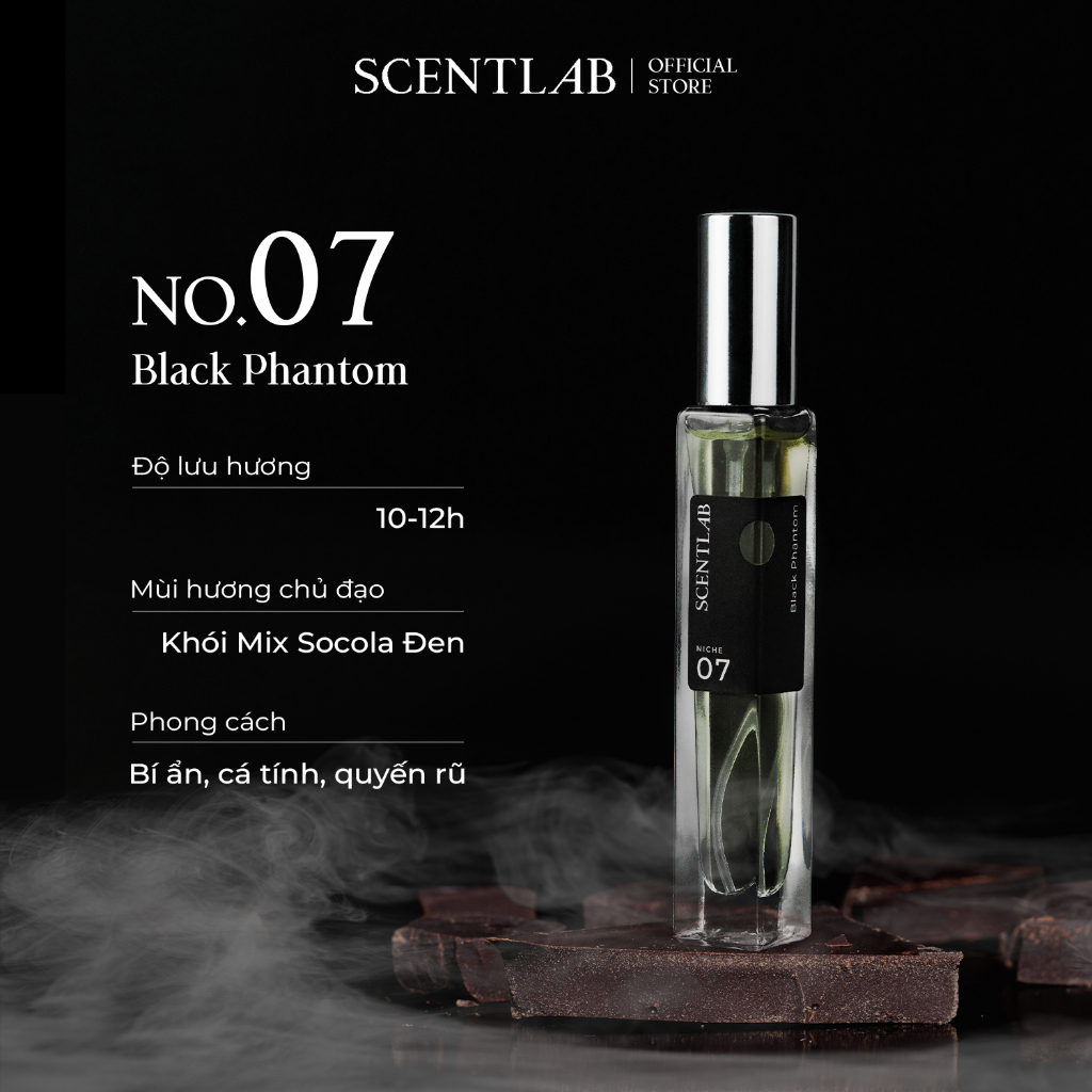 Combo nước hoa mini nam nữ SCENTLAB mùi hương hẹn hò khiêu khích, tinh dầu thơm lâu lưu lương 8h mini 10ml quyến rũ
