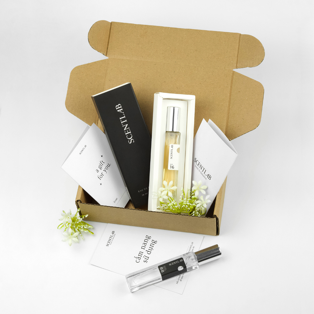Combo nước hoa mini nam nữ SCENTLAB mùi hương hẹn hò khiêu khích, tinh dầu thơm lâu lưu lương 8h mini 10ml quyến rũ
