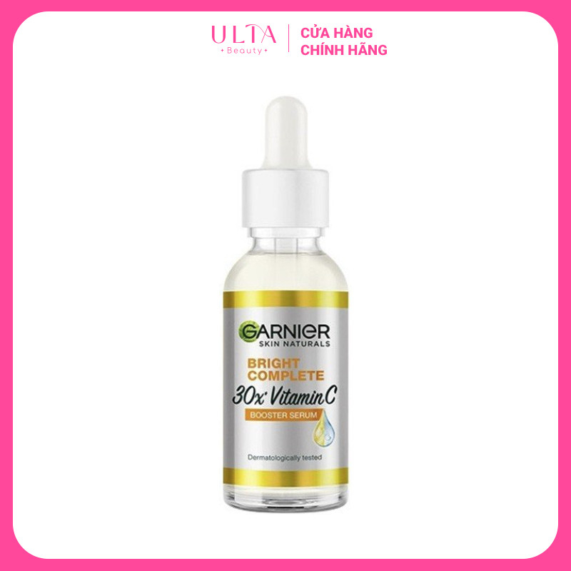 Tinh Chất Dưỡng Sáng Da Garnier Bright Complete 30x, 10% Pure Vitamin C Booster Serum 30ml