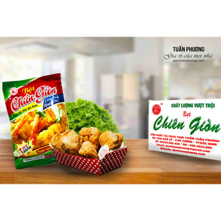 1ThùngBột Chiên Giòn 100g/Gói- thùng 30 gói Tuấn Phương ,chiên cá , chiên tôm