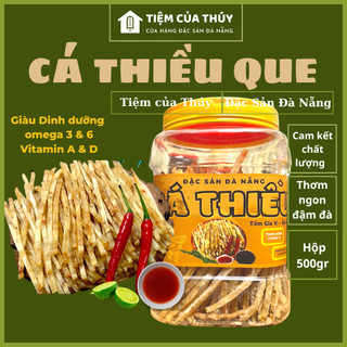 Cá thiều tẩm gia vị hộp 500gr ăn liền tiện lợi đặc sản đà nẵng chính gốc