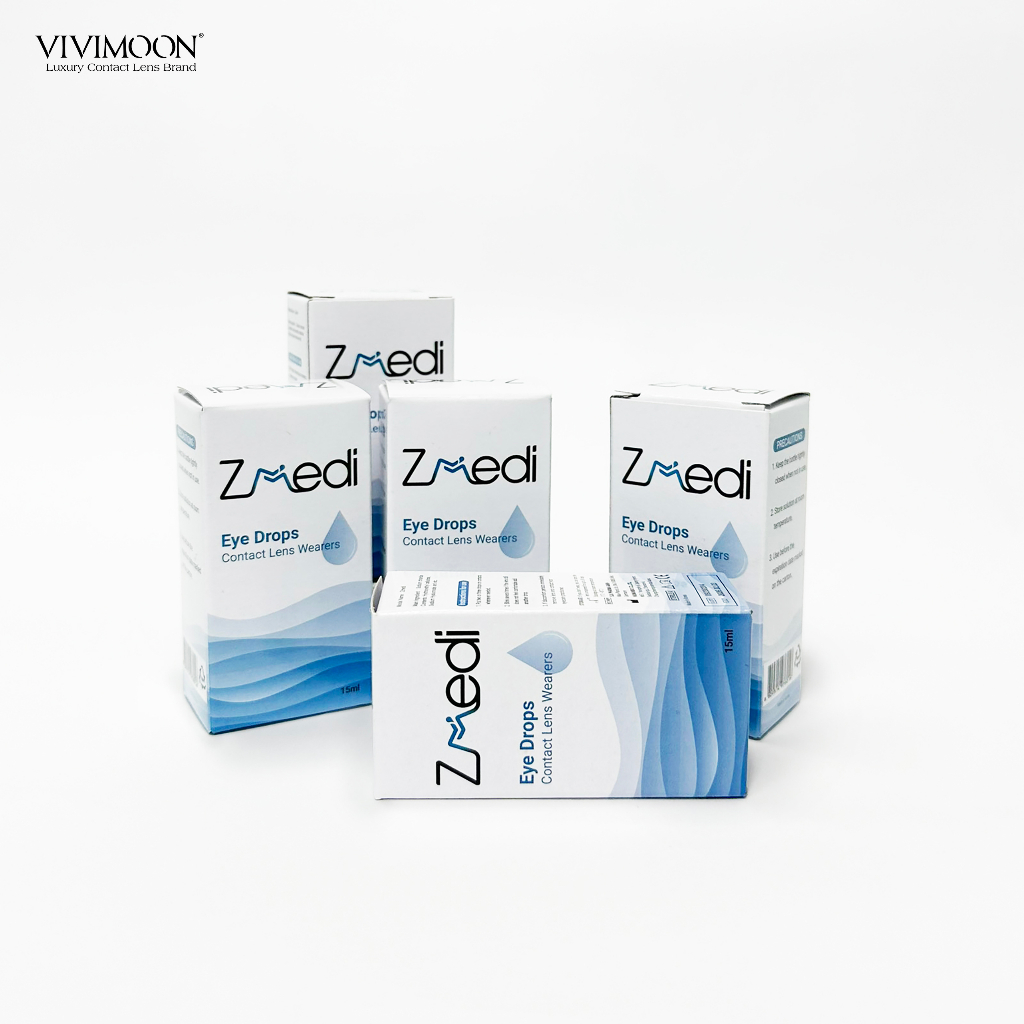 Bộ Nước Ngâm Lens Và Nhỏ Cấp Ẩm Dành Cho Kính Áp Tròng VIVIMOON