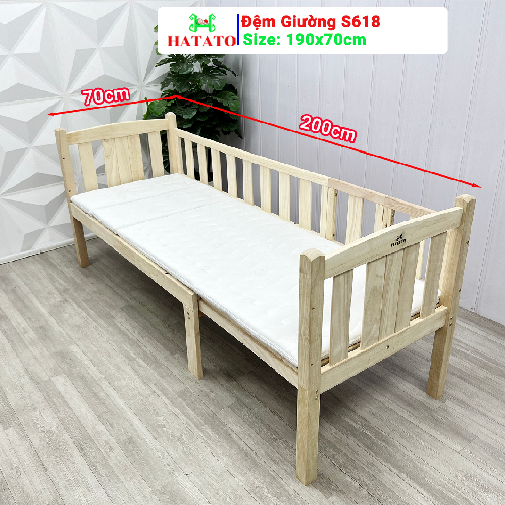 Đệm giường trẻ em Hatato S618 size 1,9mx0,7m