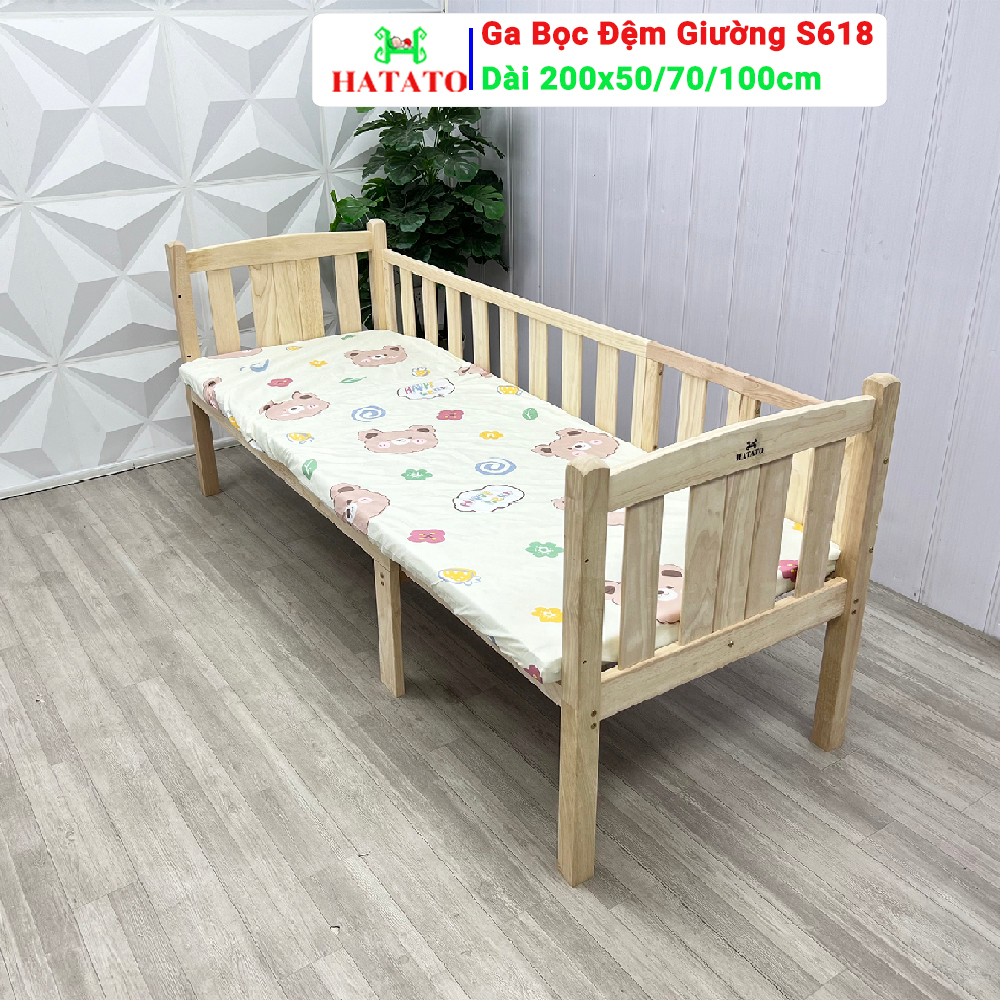 Ga chun bọc đệm cho giường cho bé S618