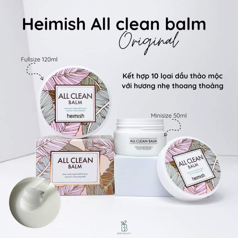 SÁP TẨY TRANG ALL CLEAN BALM HEIMISH 120G