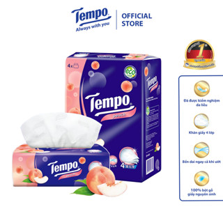 Khăn giấy rút cao cấp Tempo - 4 lớp bền dai, an toàn cho da