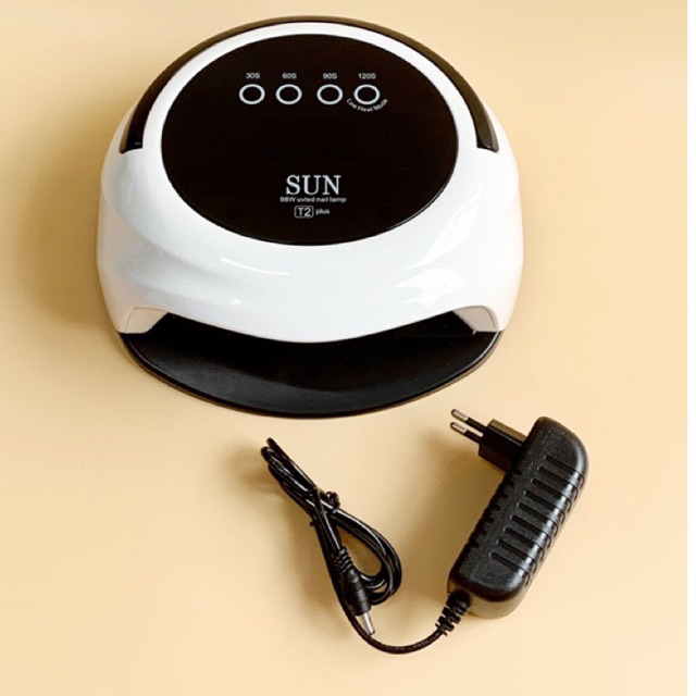 Máy hơ sơn gel Sun T2 plus 98w 42 bóng hàng chính hãng BH 3 tháng