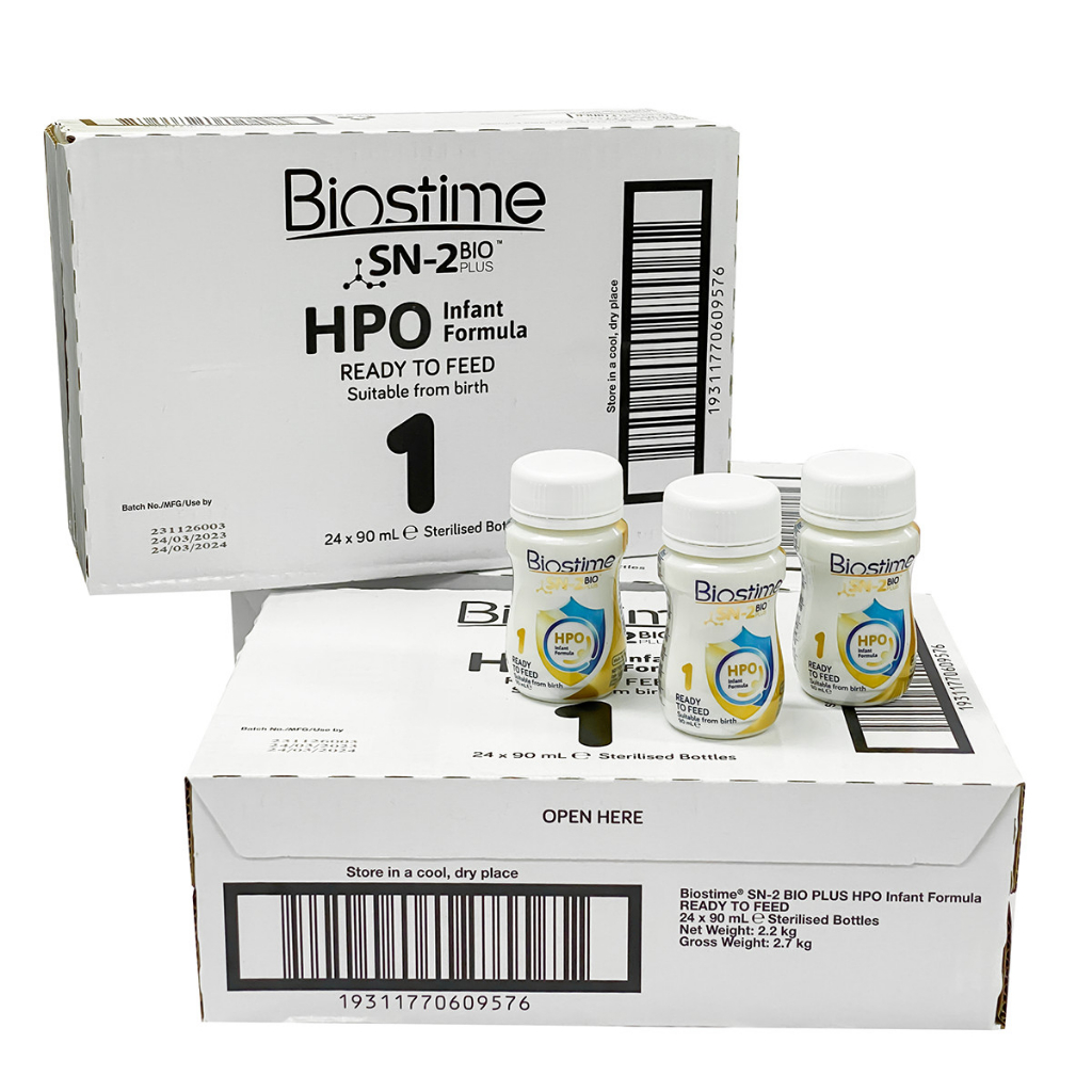 Sữa Nước Biostime ® SN-2 BIO PLUS HPO sữa công thức cho trẻ sơ sinh trẻ nhỏ tăng cường hệ miễn dịch cho trẻ  90ml