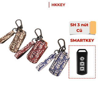 Bao da bảo vệ chìa khoá xe Honda SH, SH Mode, PCX, Cub, Adv Dior khâu tay