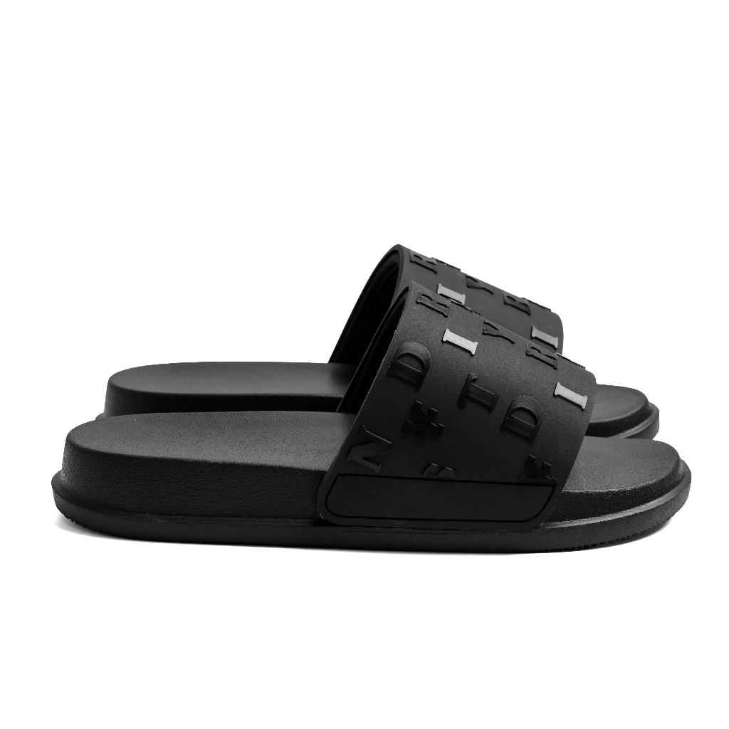 Dép DirtyCoins Print Slides - Black