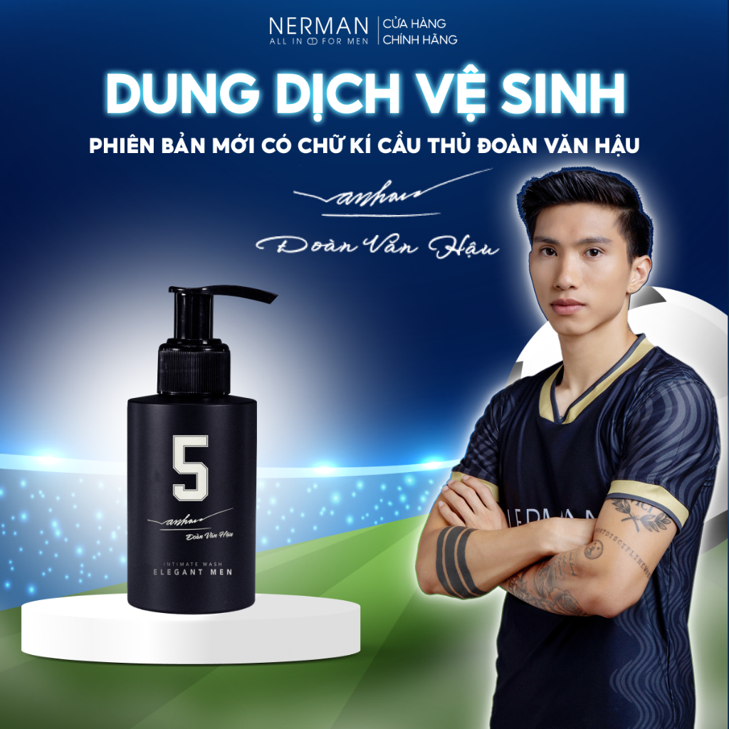 Combo Badboy Nerman - Sữa tắm gội 3in1 hương nước hoa cao cấp 350ml & Gel vệ sinh nam 100ml & Nước hoa khử mùi 100m