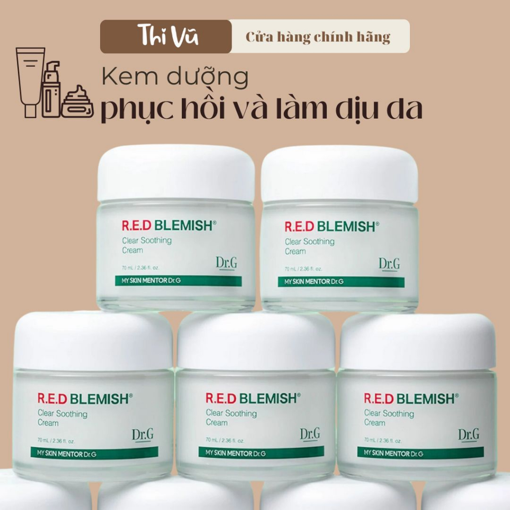 Kem dưỡng Dr.G R.E.D Blemish Clear Soothing Cream 70ml - Thi Vũ