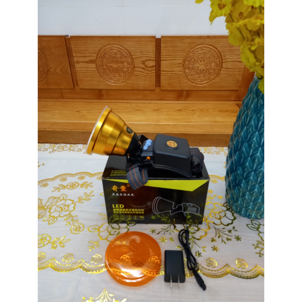 Đèn pin sạc đội đầu X9 9000 chống nước và các mã X5, X6, X8, X18
