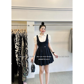 váy phối cổ sơ mi