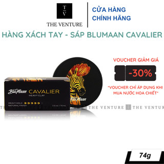 Sáp Vuốt Tóc Nam Blumaan Cavalier Clay Chính Hãng - Blumaan Ngựa Vằn - 70 Gram
