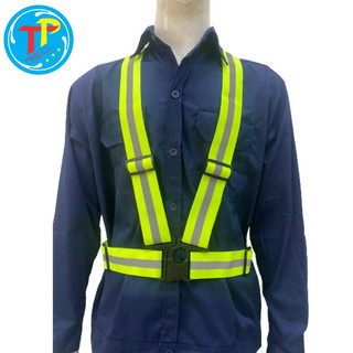 áo phản quang dây thun co dãn dùng cho công trình, hoạt động ban đêm – bảo hộ lao động Thành Phong